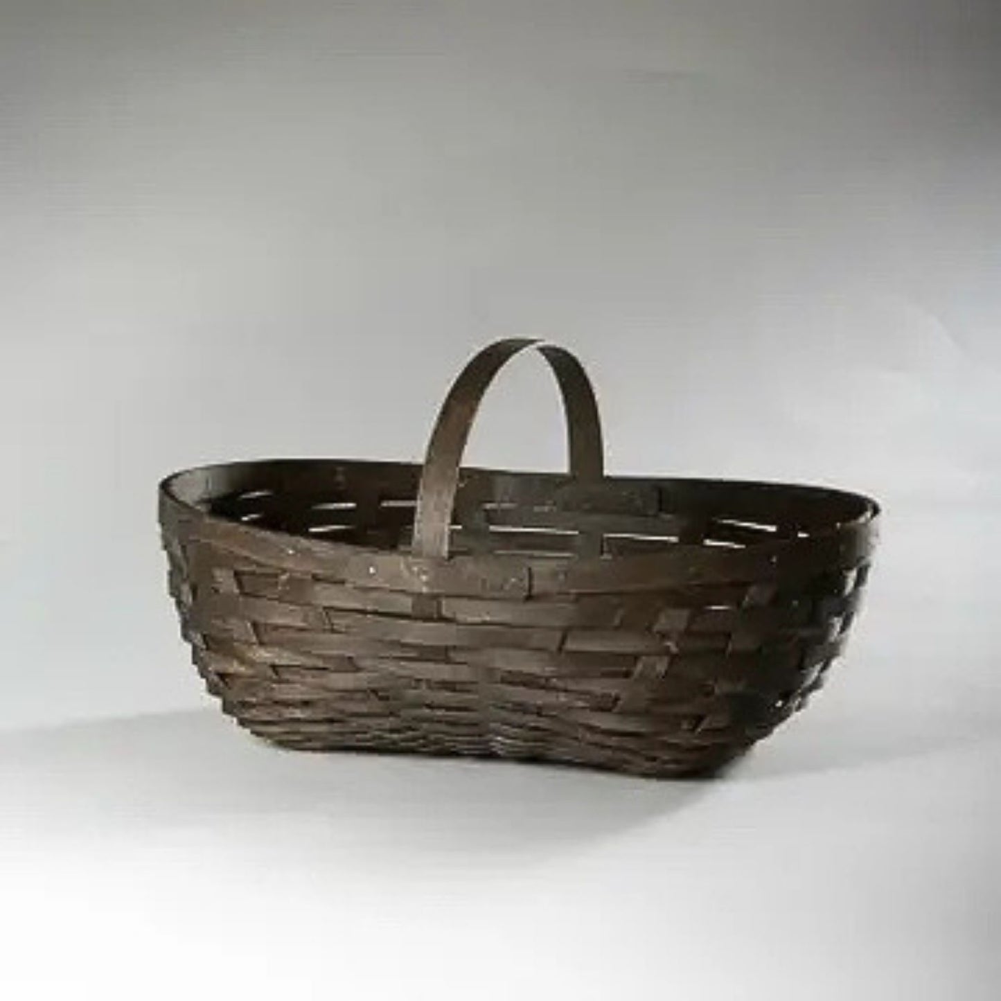 Large Charcoal Woodbury Basket