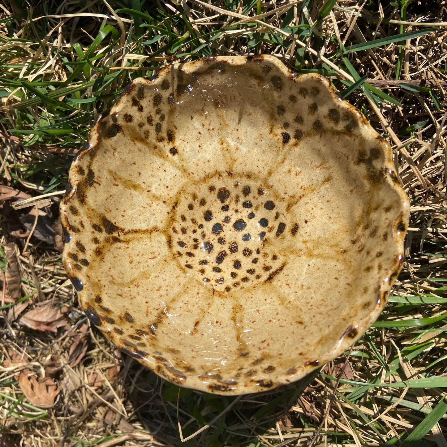 Hand-built Flower Bowl by Carter Spurrier