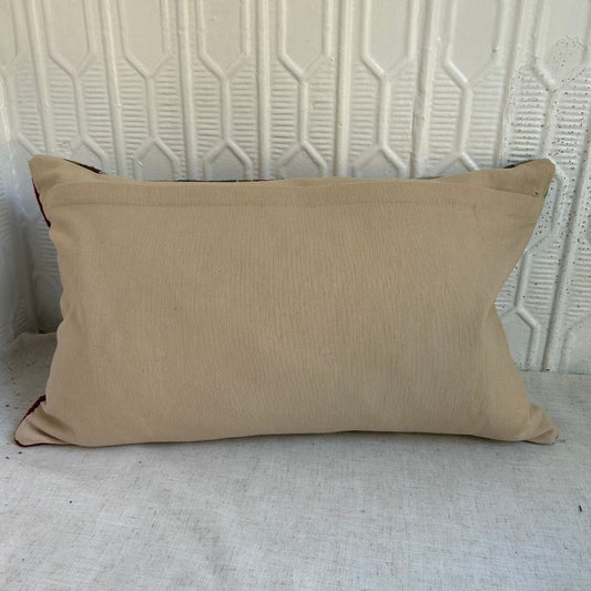 Vintage Striped Wool Pillow