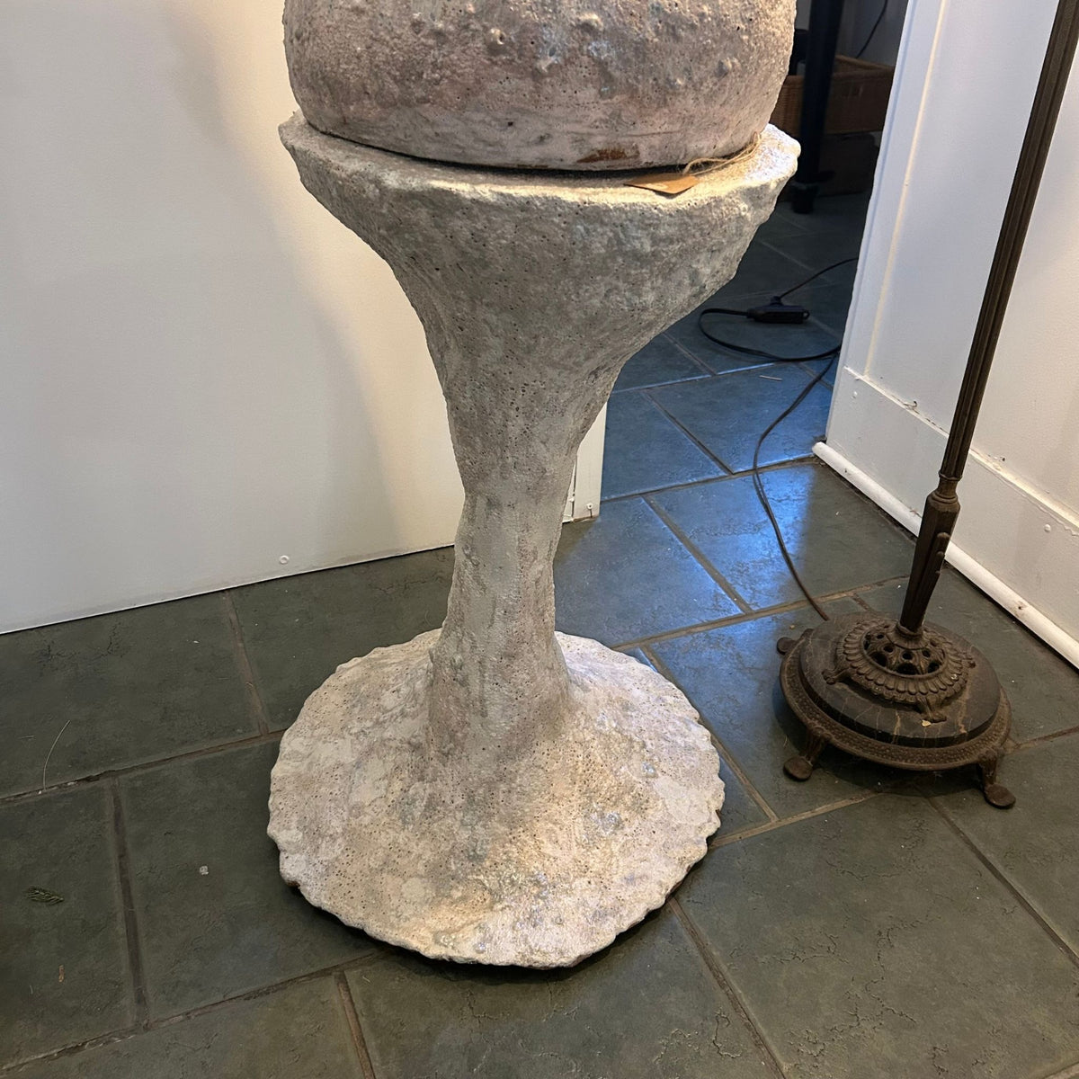 Ceramic Vase and Pedestal by Jess Gaddis
