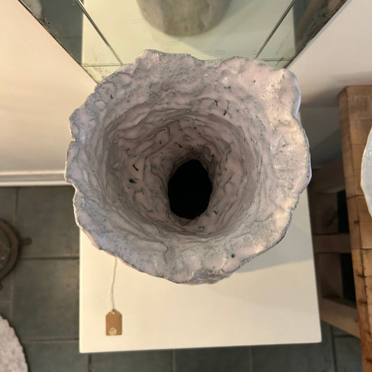 Pink Ceramic Vase by Jess Gaddis
