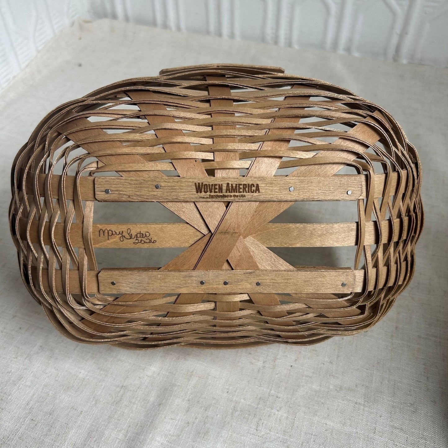 Large Natural Woodbury Basket