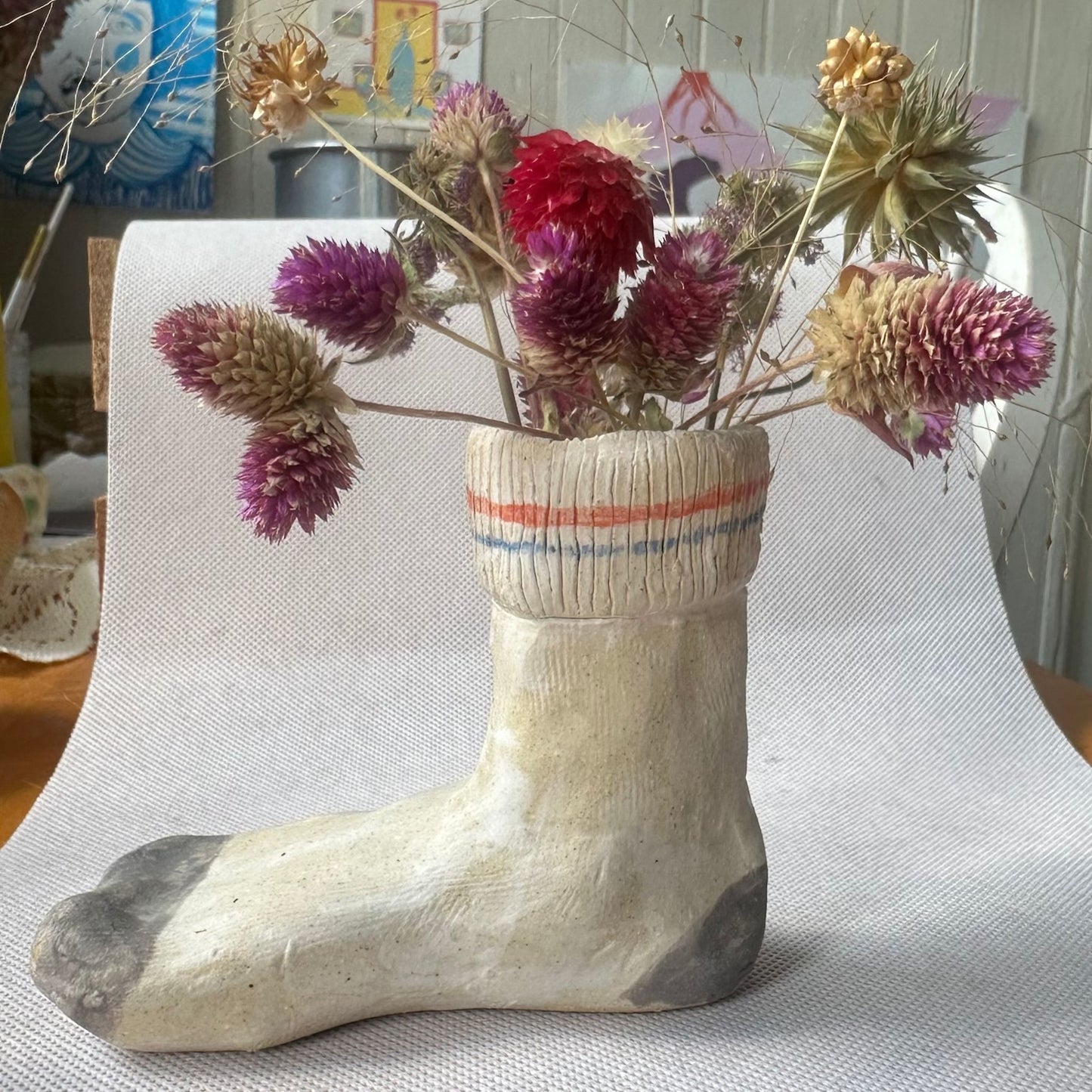 Sock Vase by Caitlin Harris