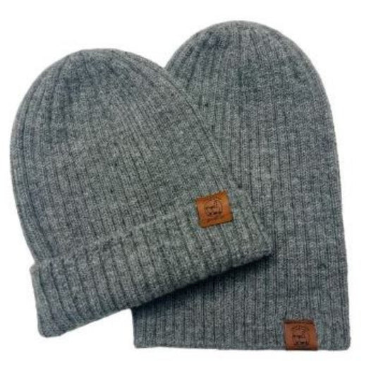 Alpaca & Merino Wool Ribbed Beanie