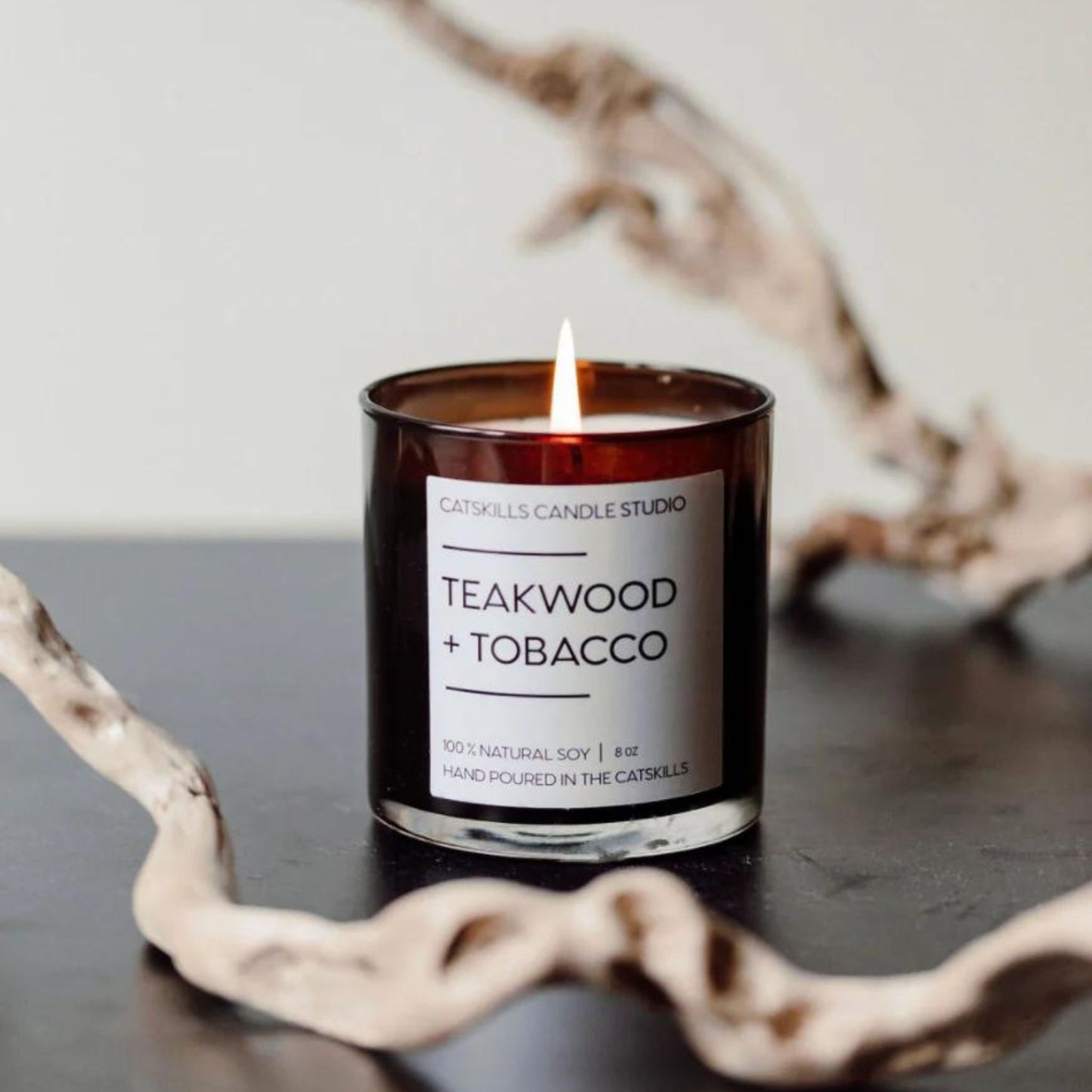 Teakwood + Tobacco Candle