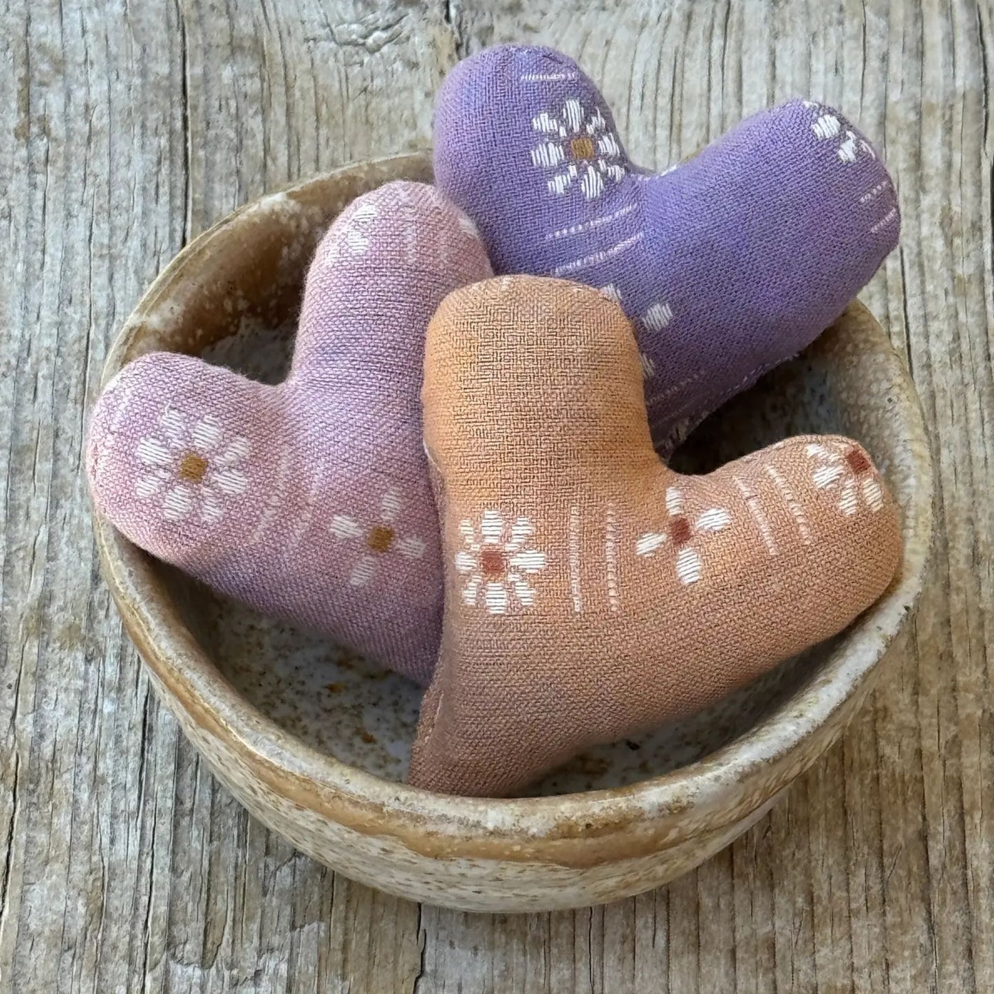 Mini Lavender Heart Sachets