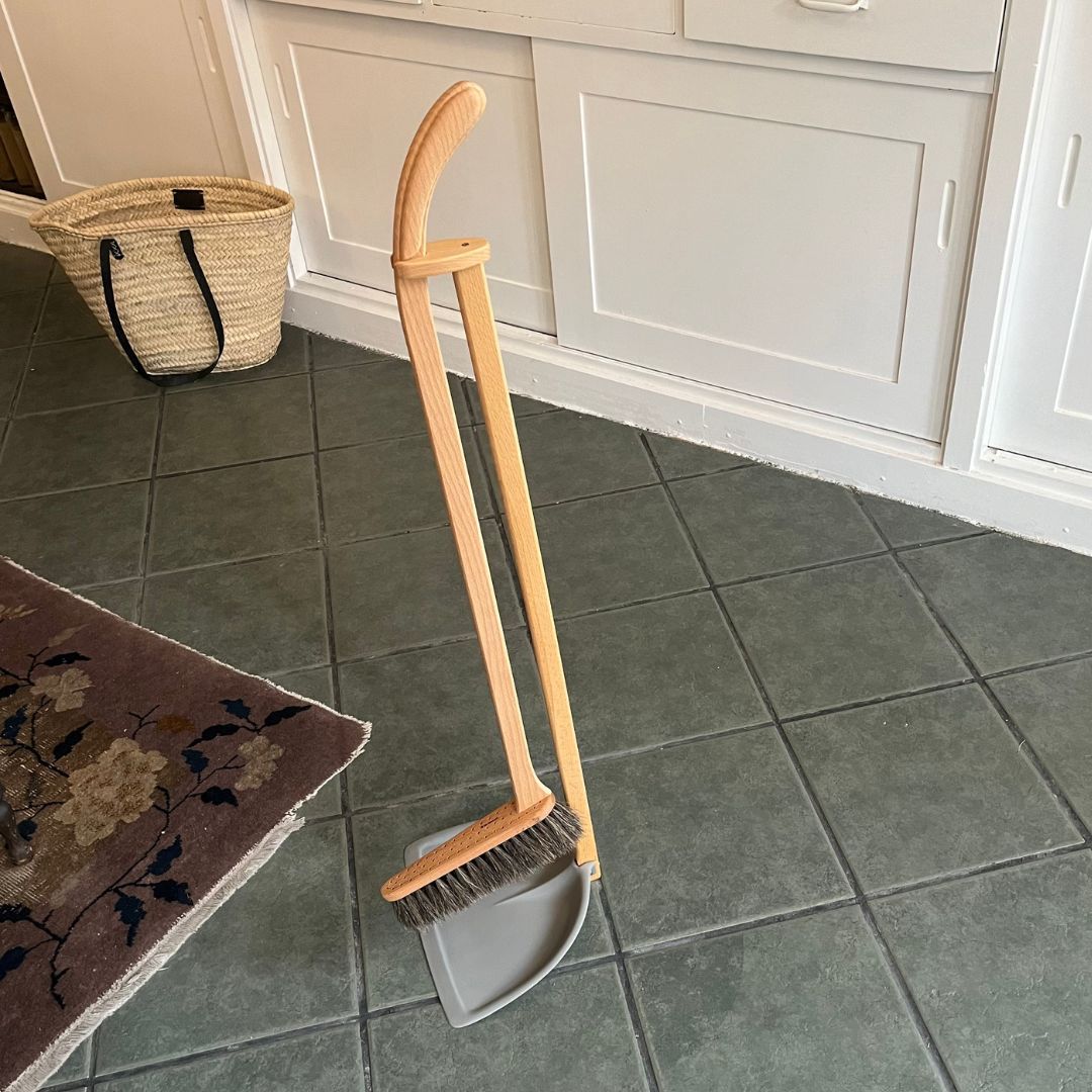 Standing Broom and Dustpan Set