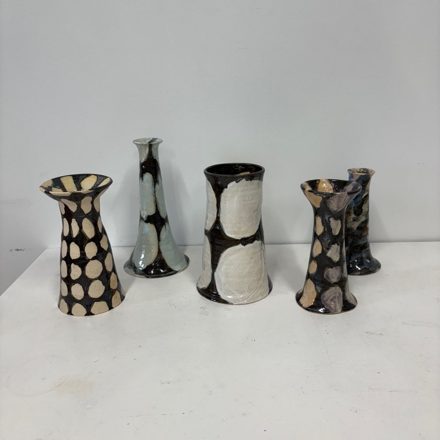 Narrow Ceramic Vase by Jess Gaddis