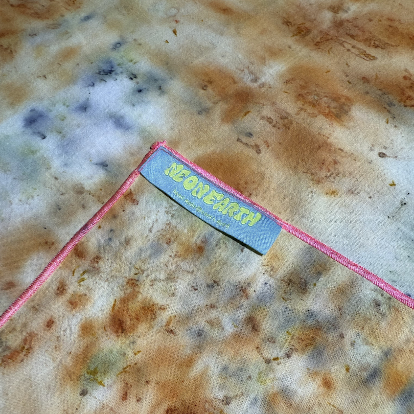 Neon Earth Botanically Dyed Tea Towel