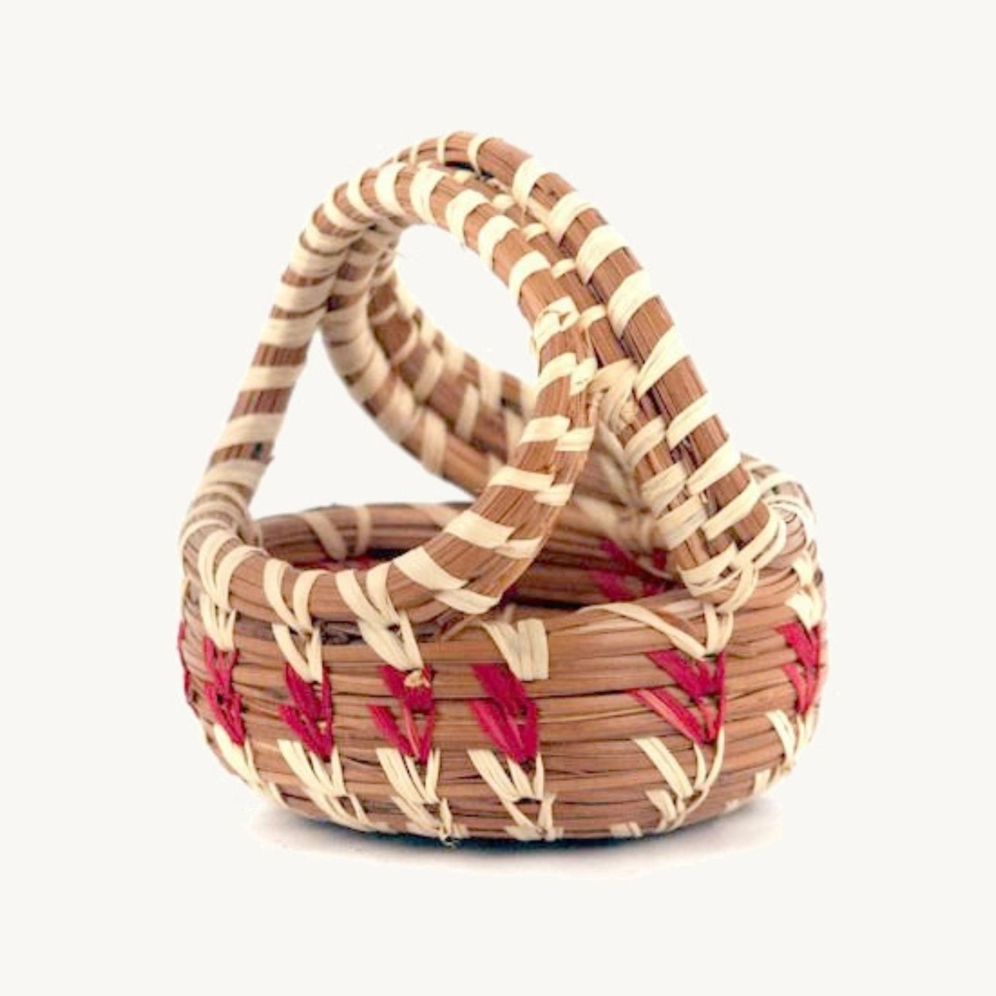 Miniature Pine Needle Basket