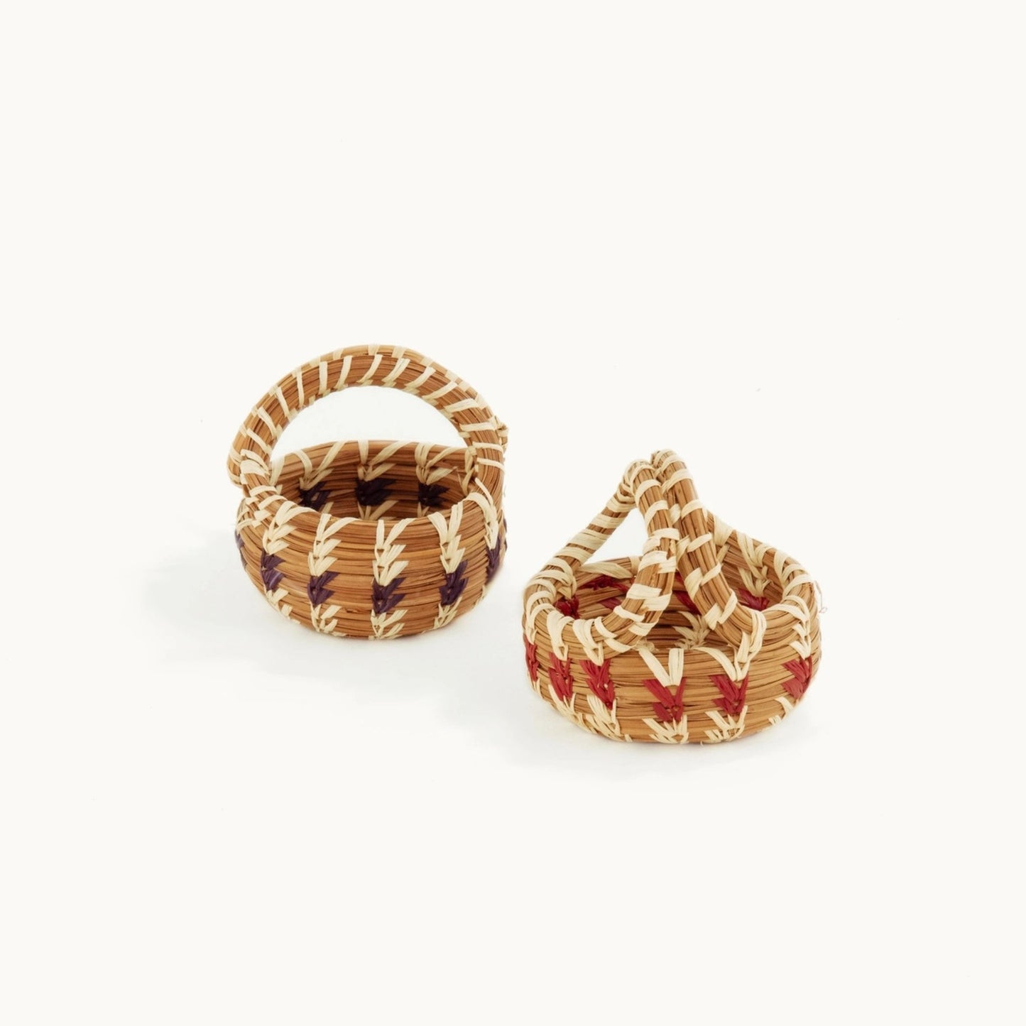 Miniature Pine Needle Basket