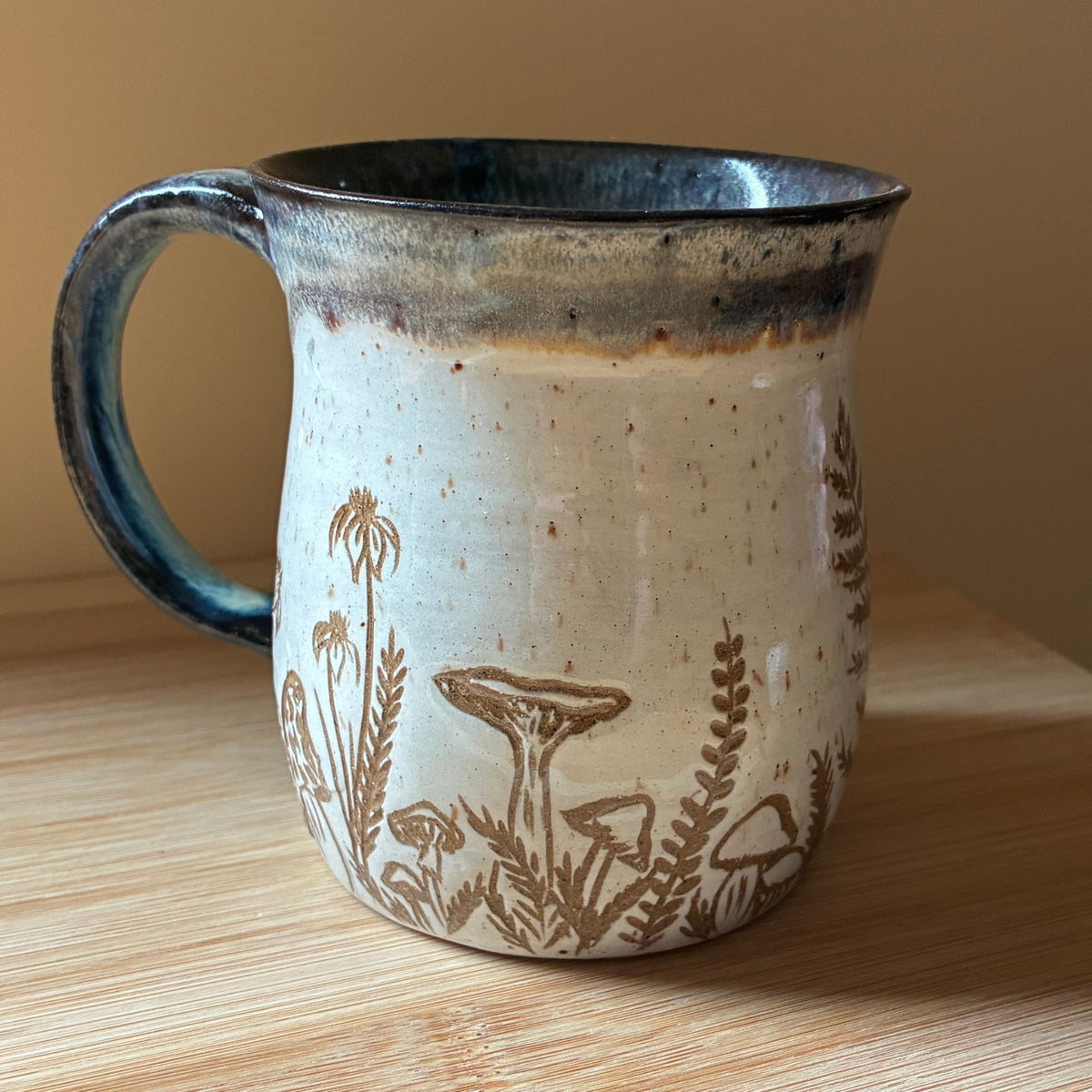Mushroom Ceramic Mug by Danielle Payette