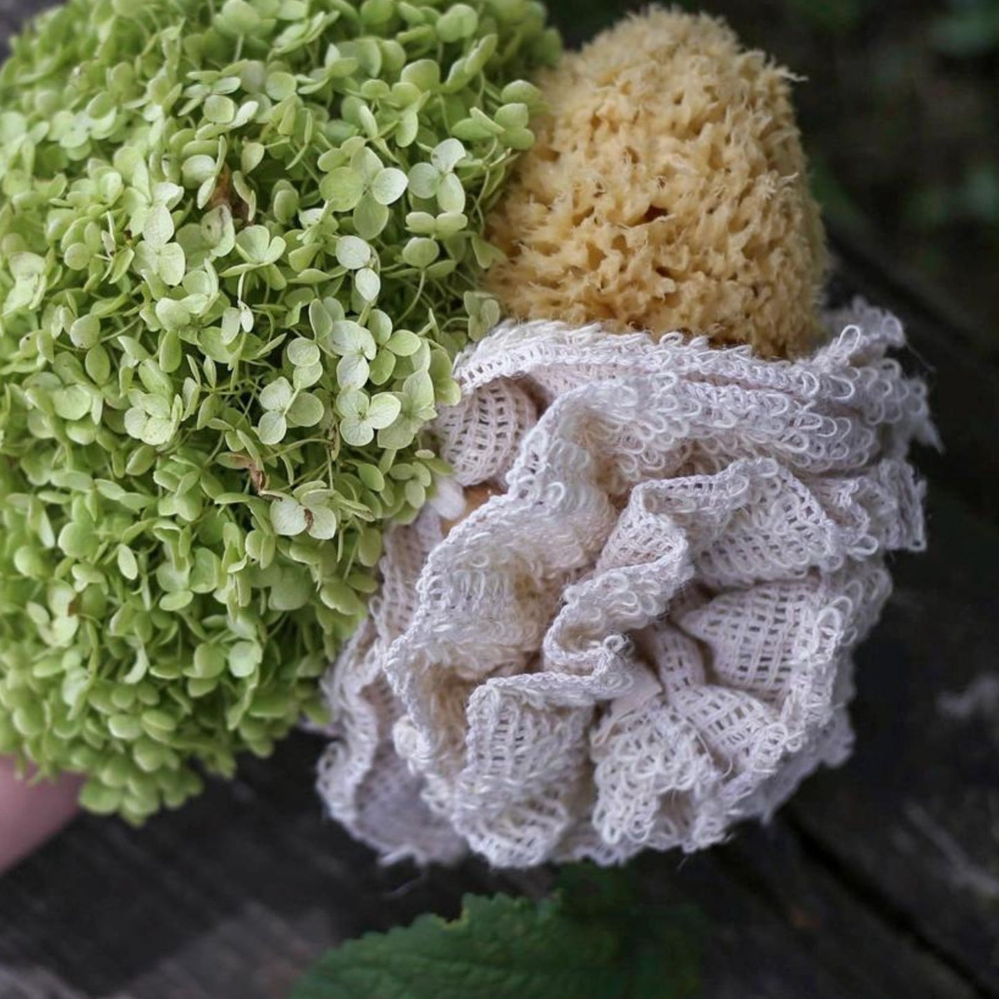 Sisal Exfoliating Shower Loofah Pouf