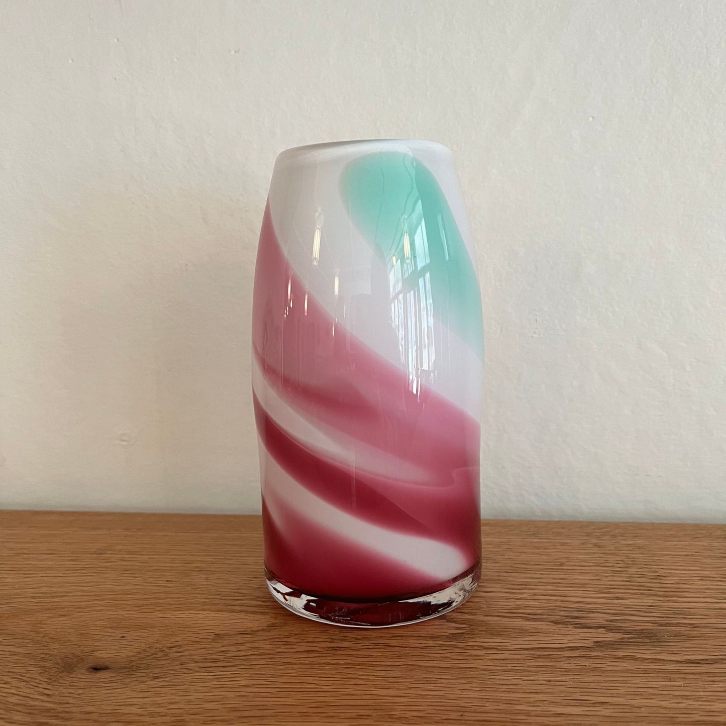 Ruby Mint Milk Vase