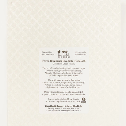 Merry and Bright Swedish Dishcloth