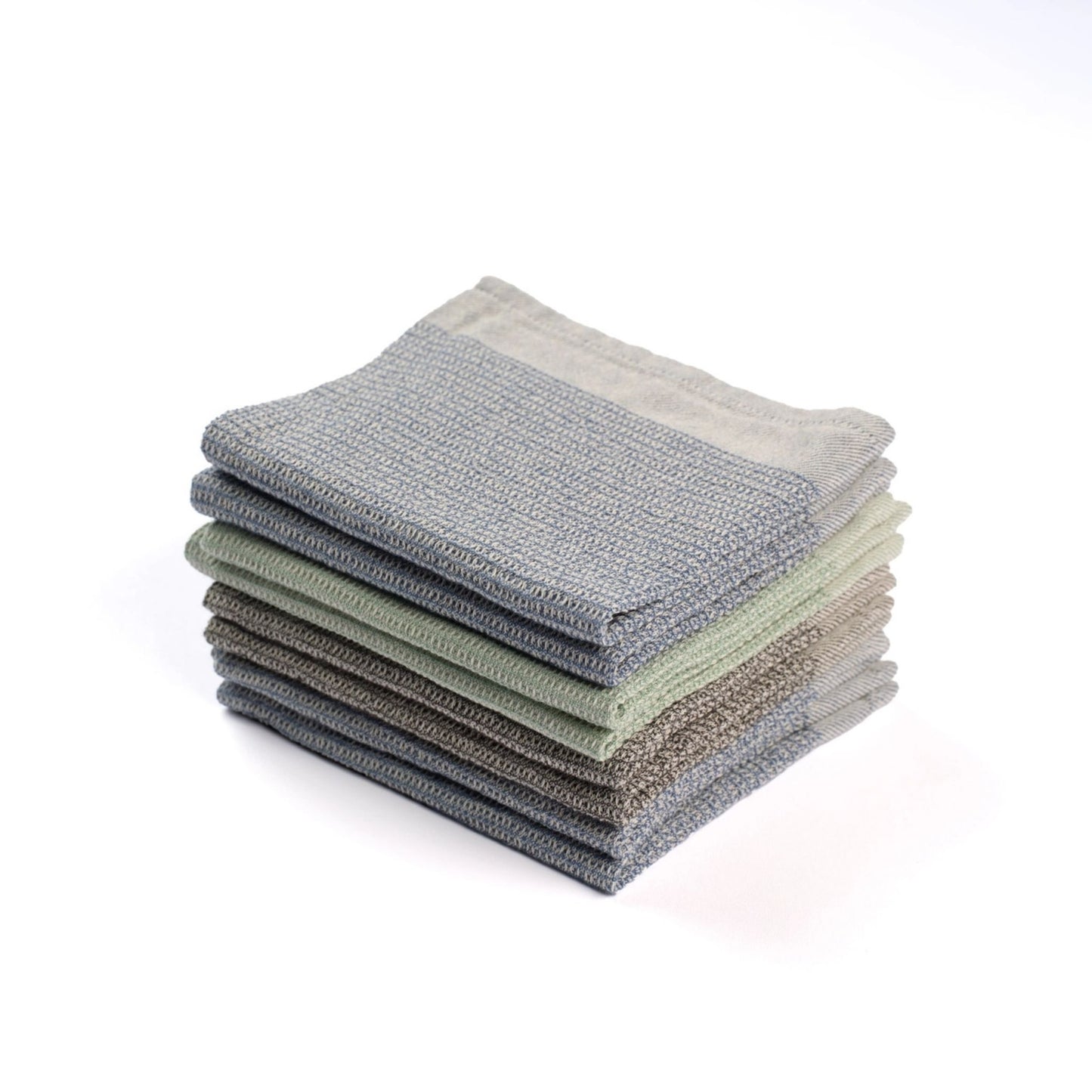 Multi-color Cotton Dish Cloth Set of 8