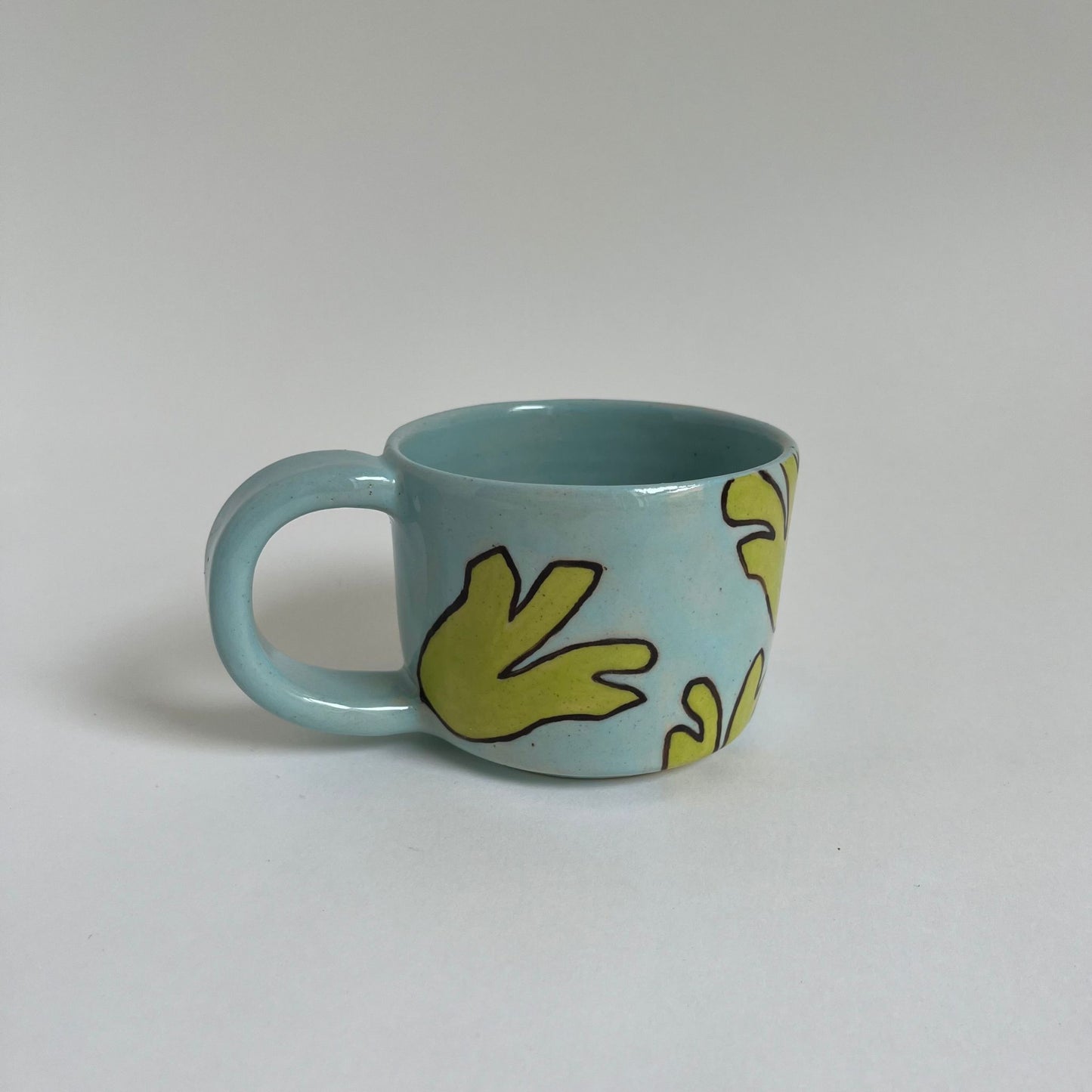 Blue and Green Mug by Chrissy Scolaro