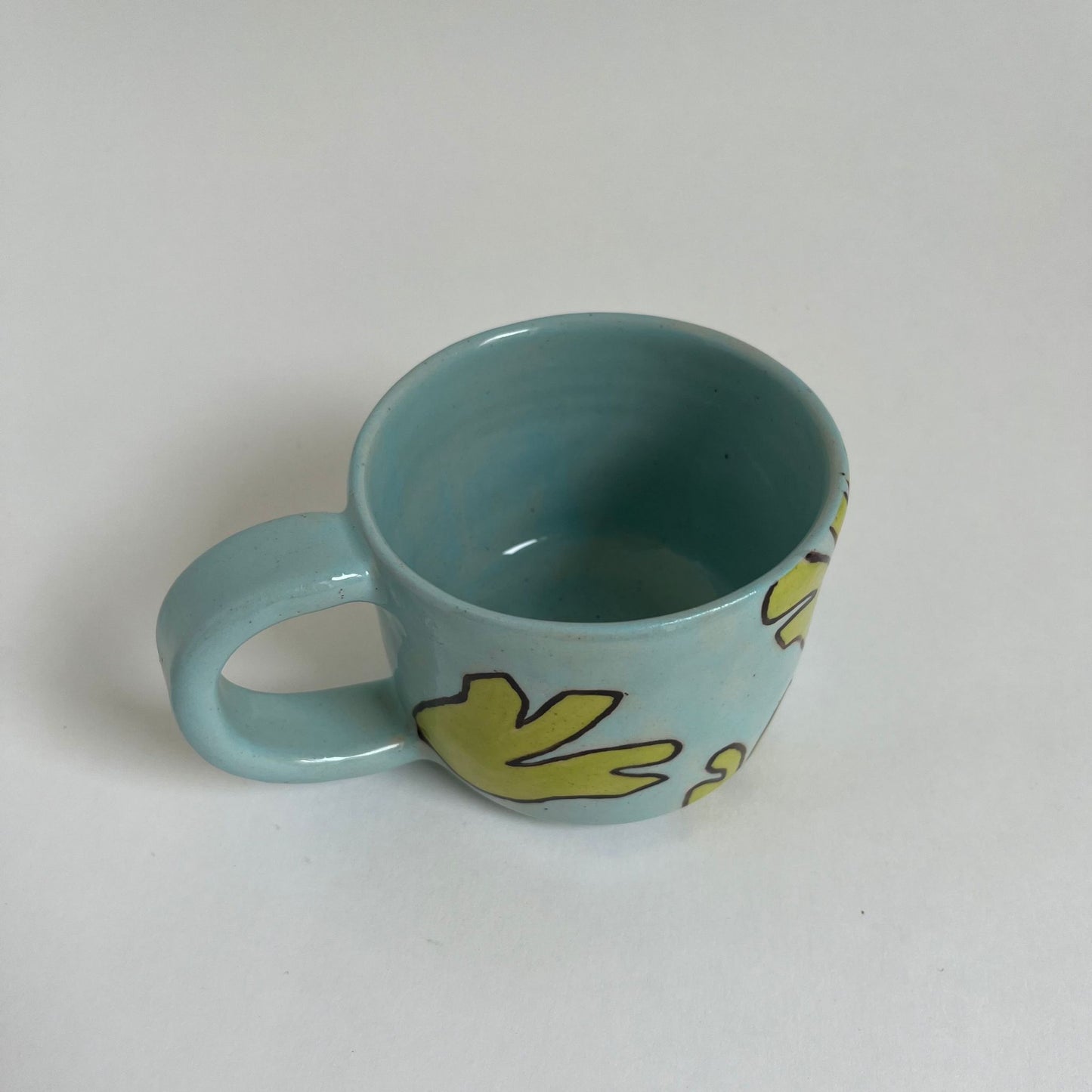 Blue and Green Mug by Chrissy Scolaro