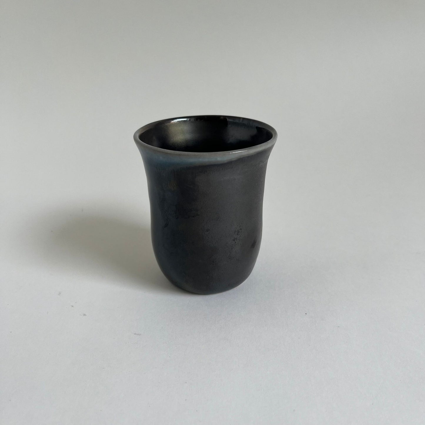 Blue Graphite Mug without Handle by Jess Gaddis
