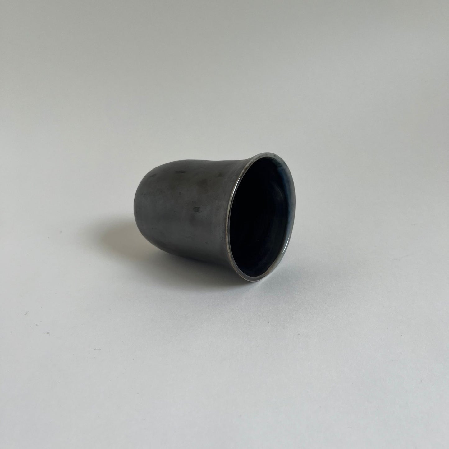 Blue Graphite Mug without Handle by Jess Gaddis