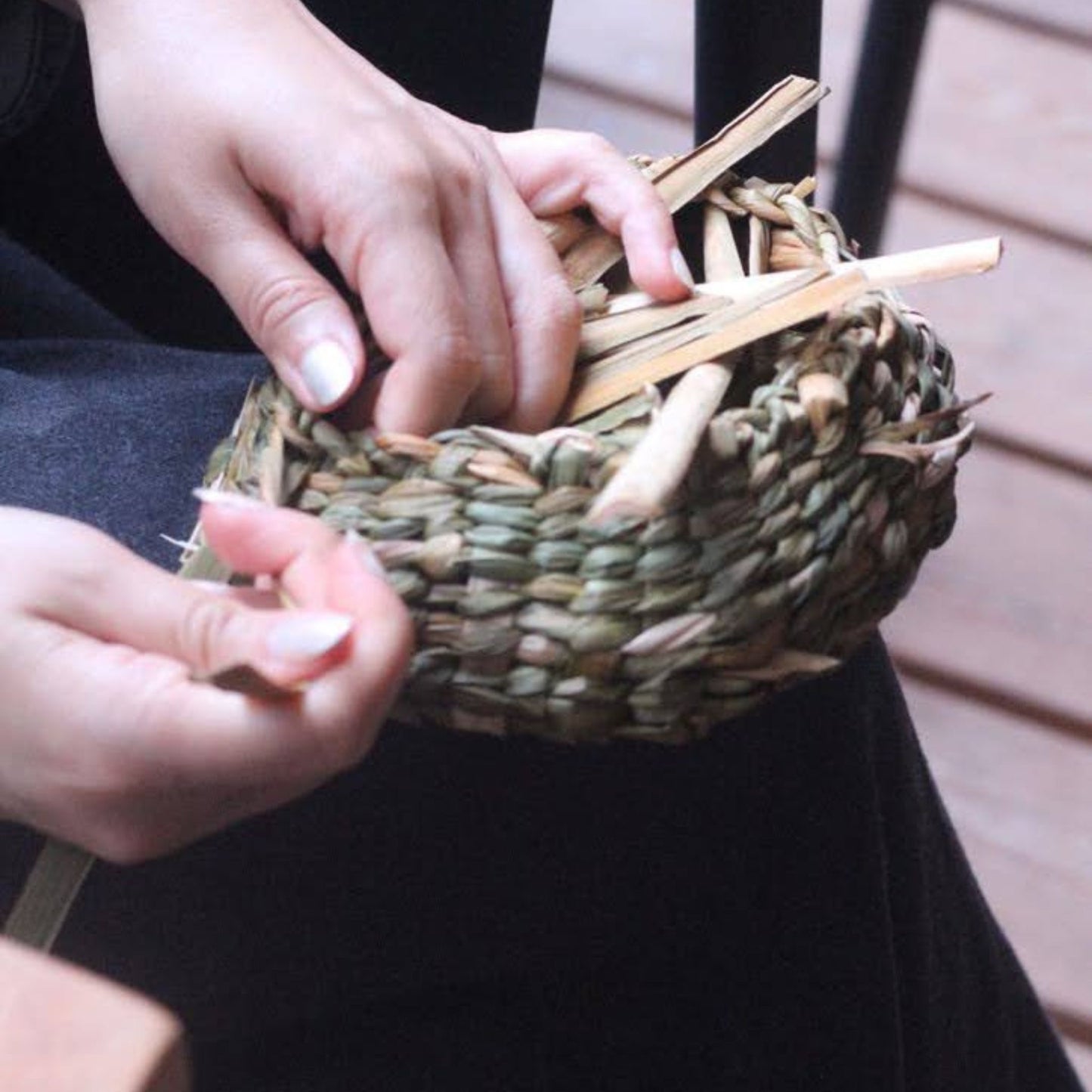 Cattail Basketry and Hat Workshop Series