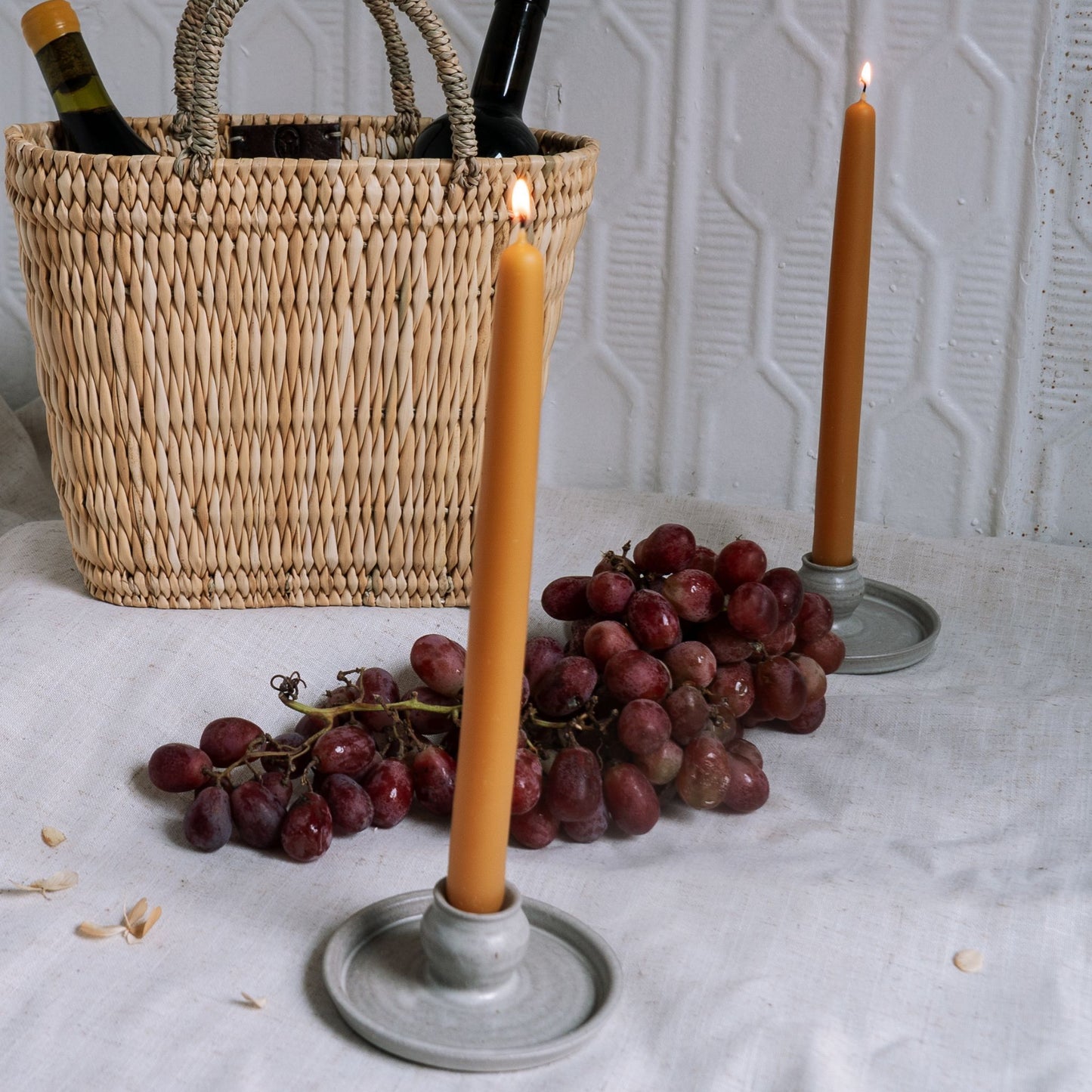 Jardiniere Ceramic Candlestick