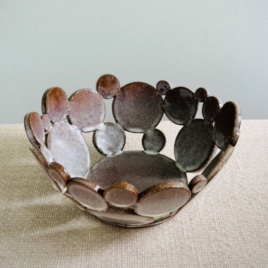 Handmade Ceramic Circle Bowl by Anne Gabriele