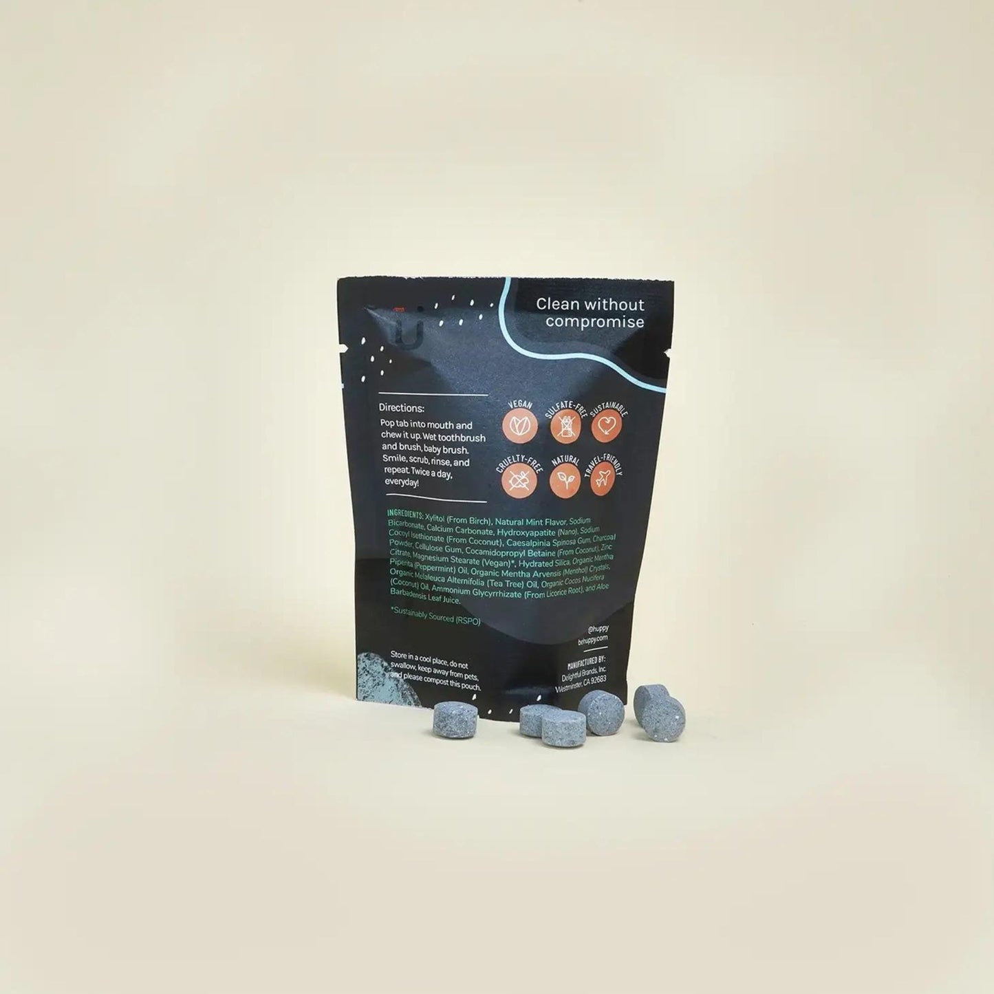 Charcoal Toothpaste Refill Pouch