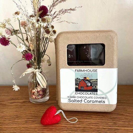 Dark Chocolate Salted Caramels