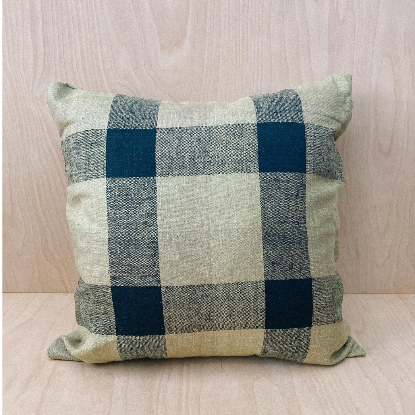 Silk Pillow Samla with Square Stripes