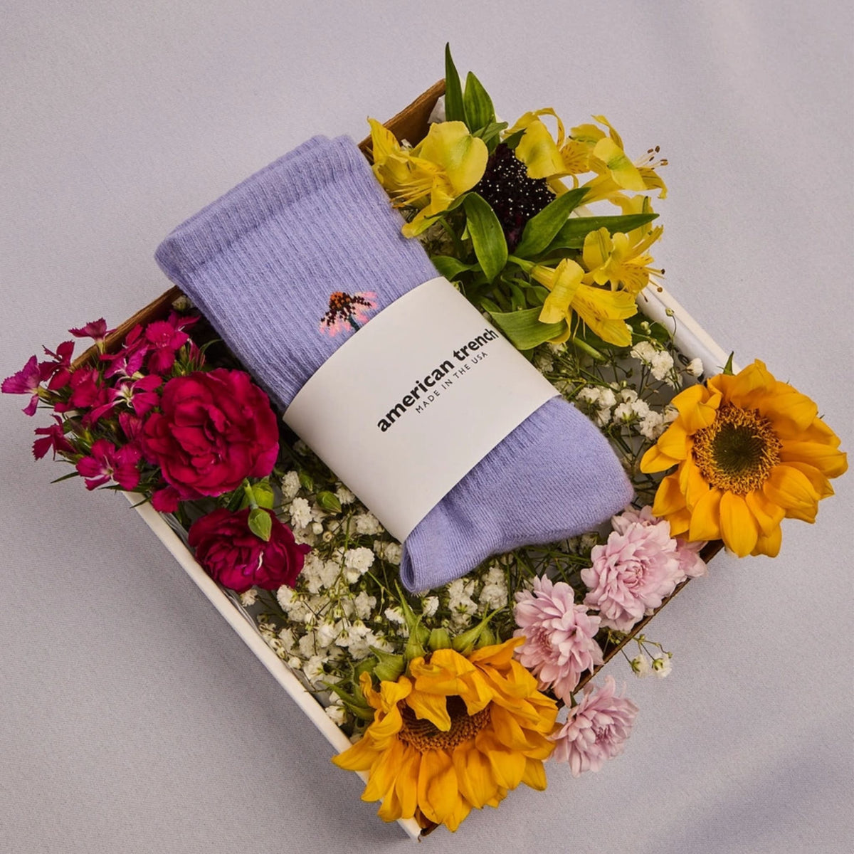 Blooming Crew Socks