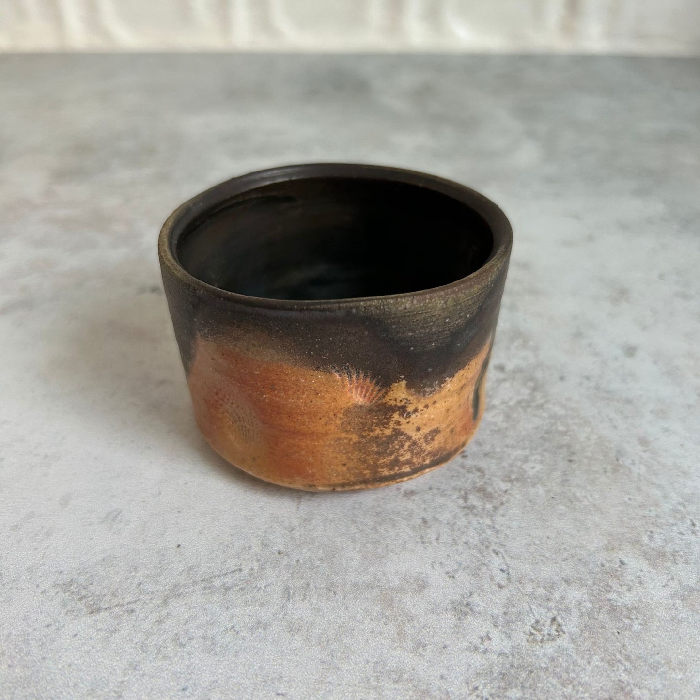 Ceramic Fossil Cup by Mudsprouts