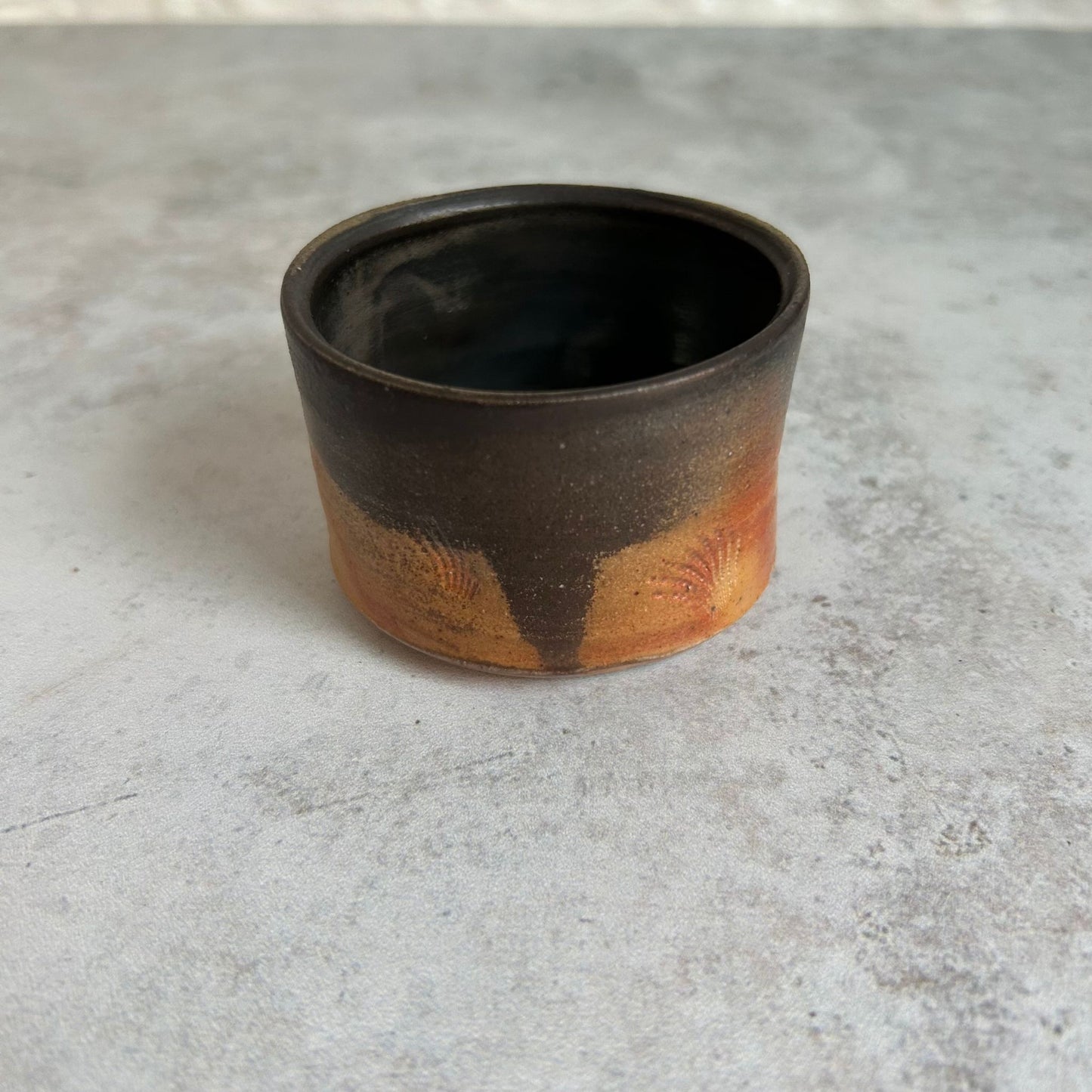Ceramic Fossil Cup by Mudsprouts