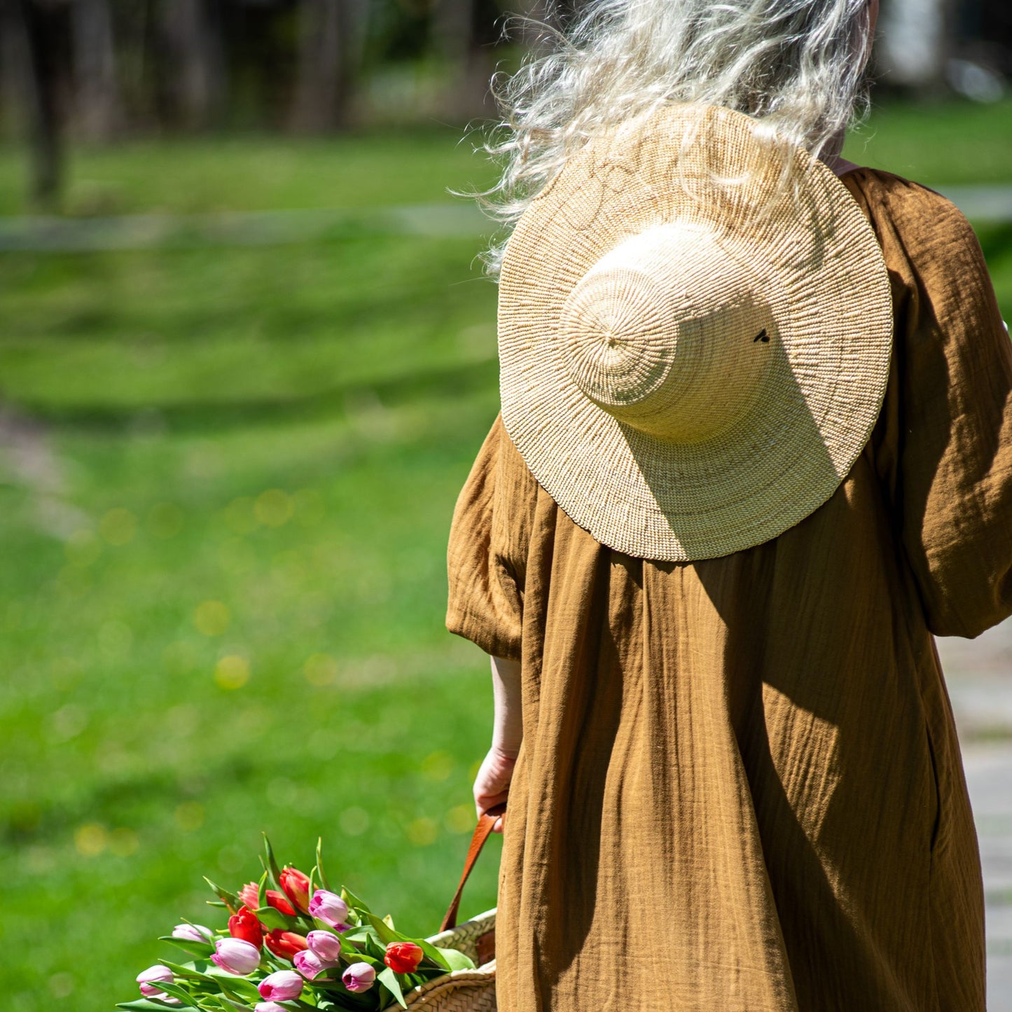 Wide Brim Ghana Straw Sun Hat