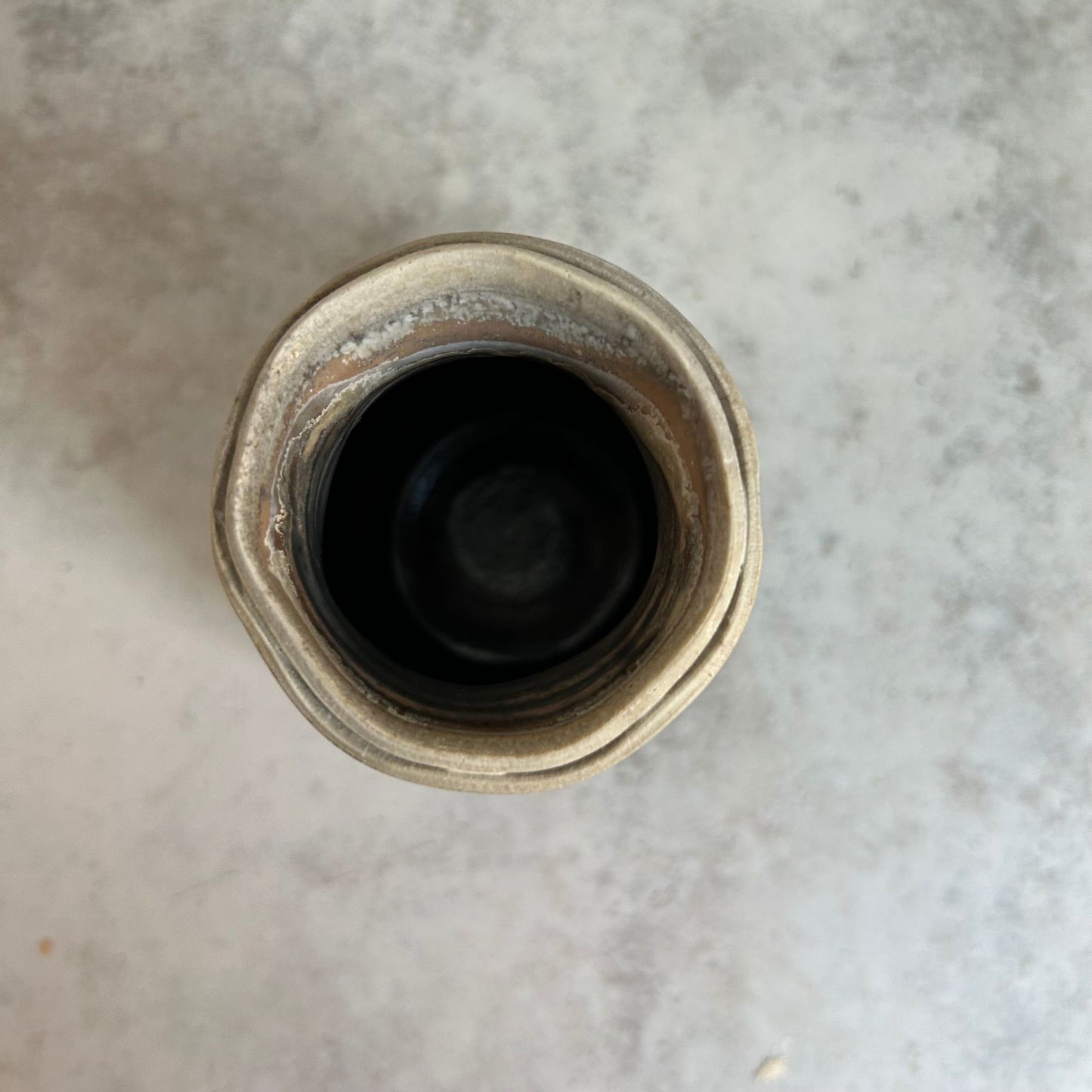 Grey Wave Ceramic Vase by Mudsprouts