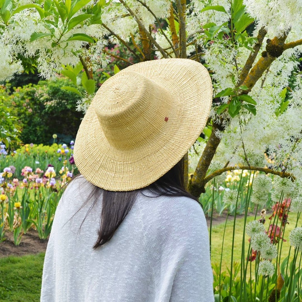 Wide Brim Ghana Straw Sun Hat