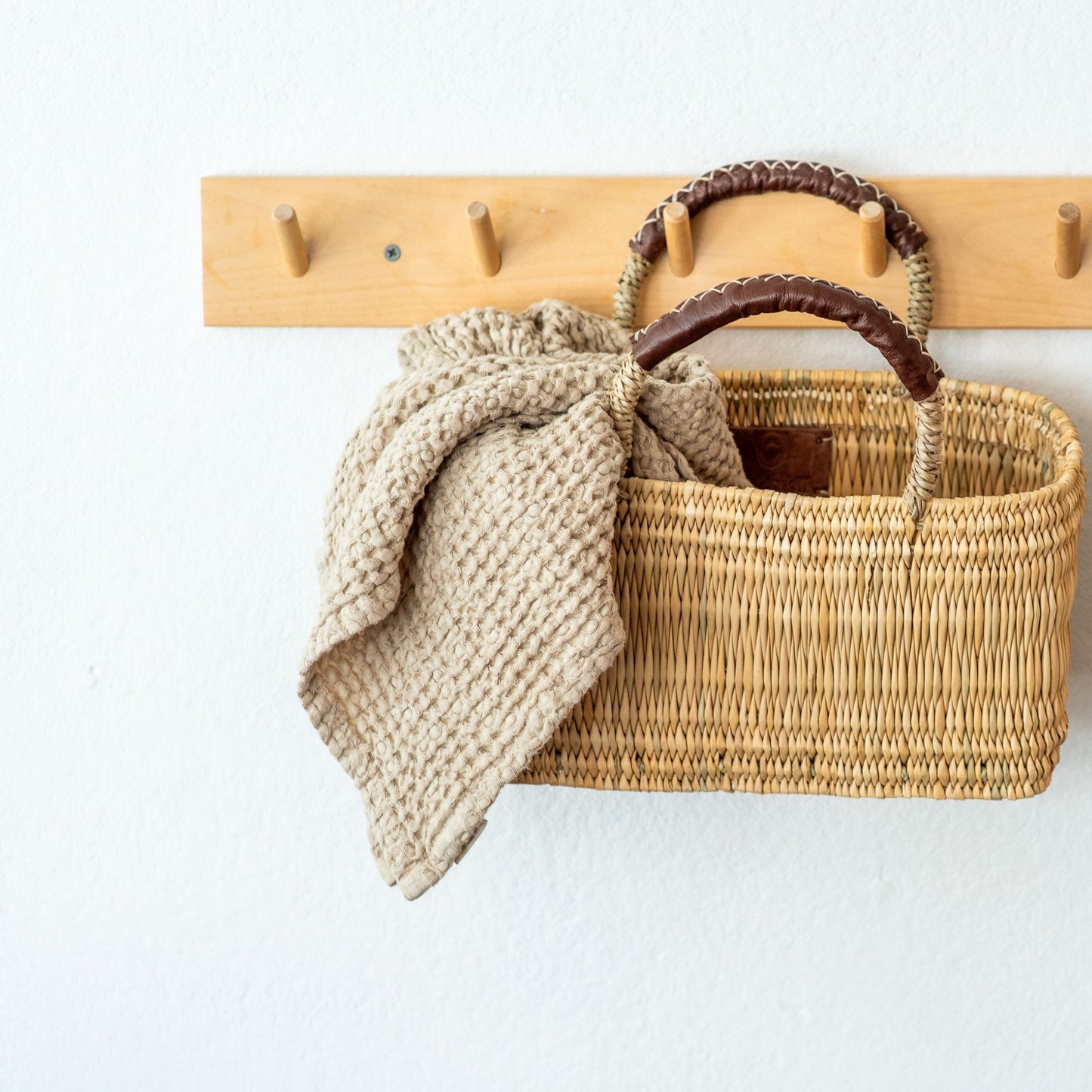 Linen Waffle Hand Towel