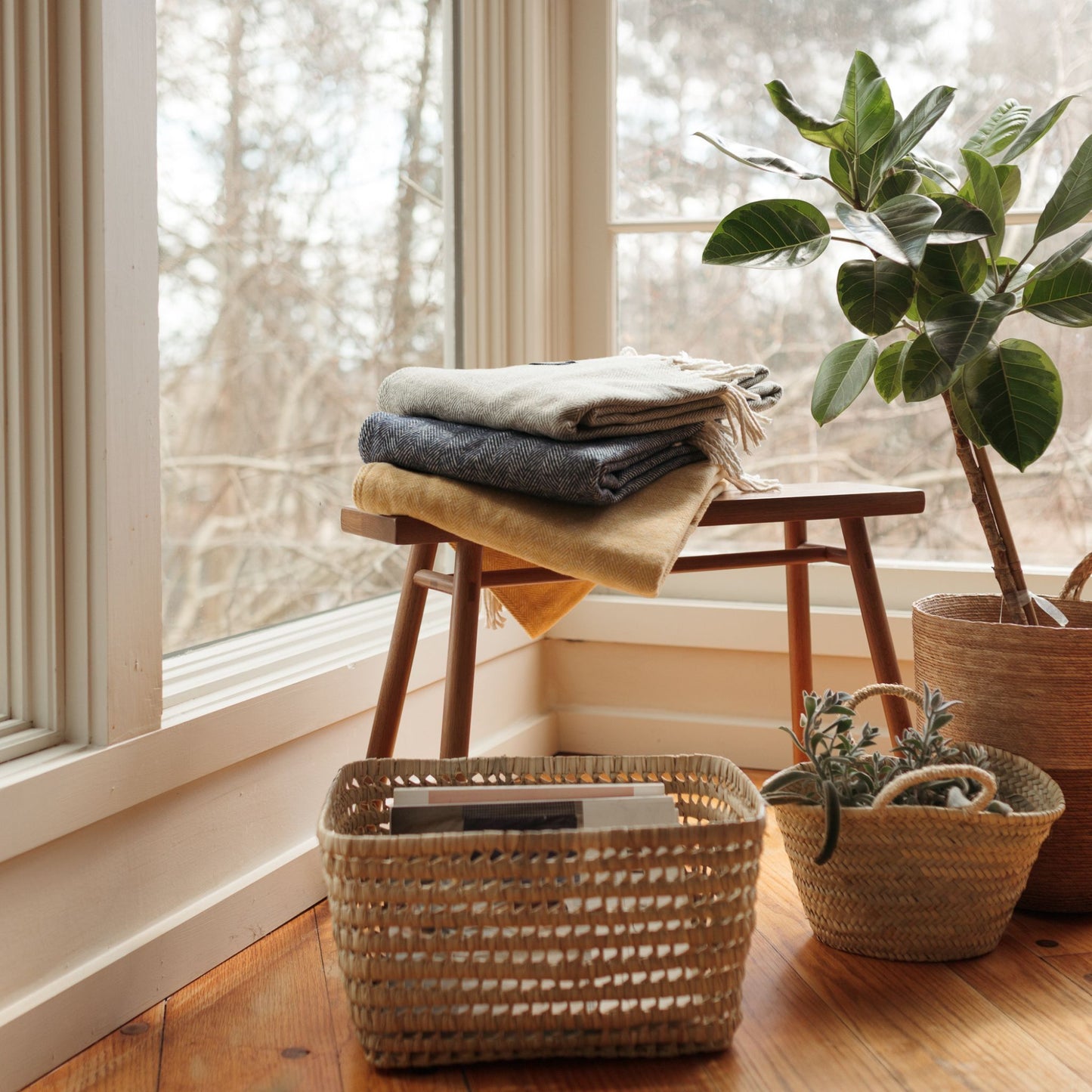 Open Weave Storage Basket - Multi Sizes