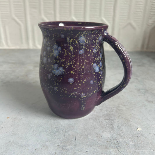 Purple Speckle Porcelain Mug by Tori Fullard