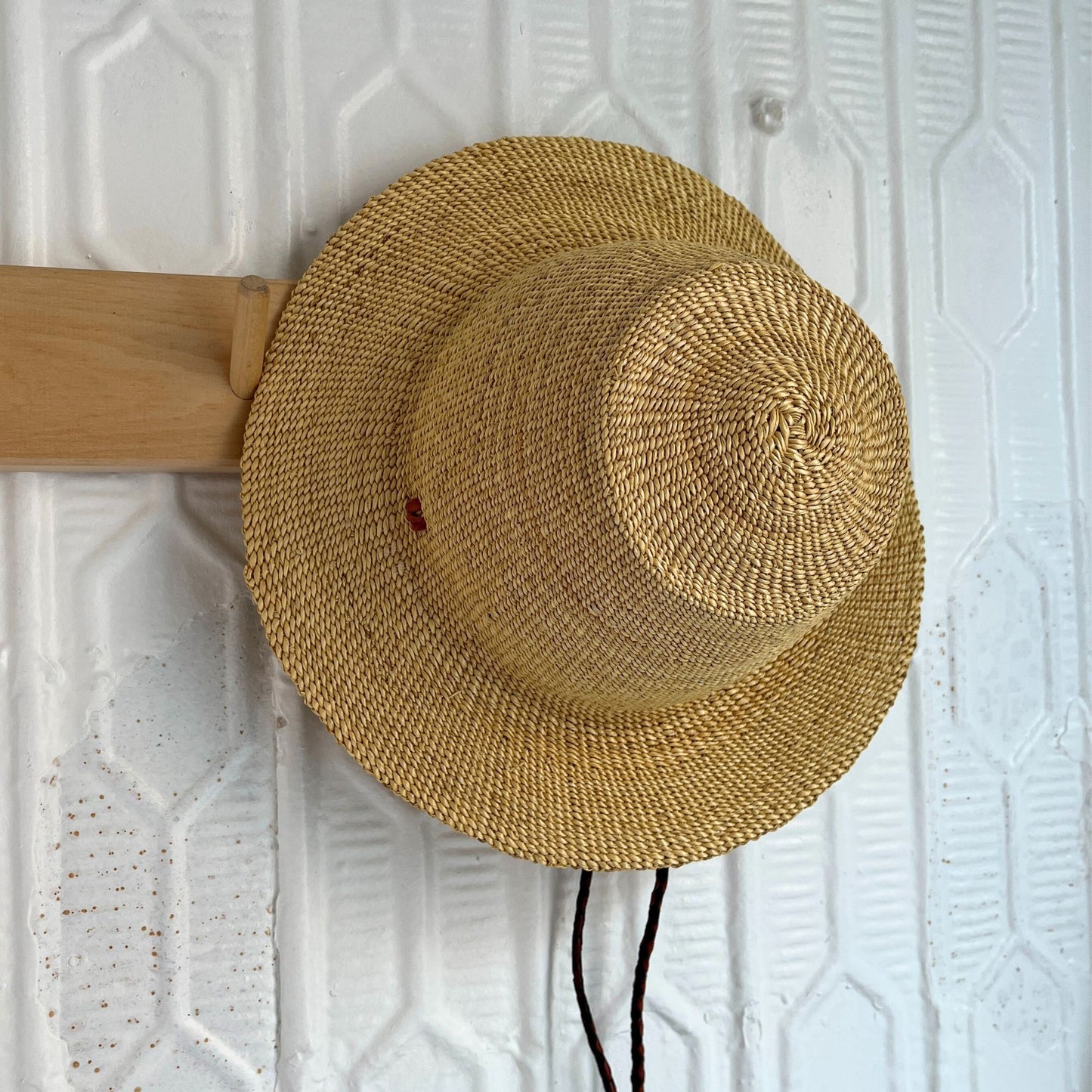 Short Brim Ghana Straw Sun Hat