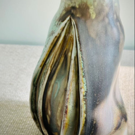 Soda Fired Vase by Anne Gabriele