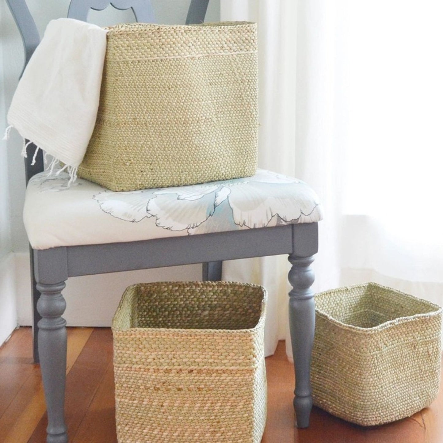 Square Iringa Large Storage Basket