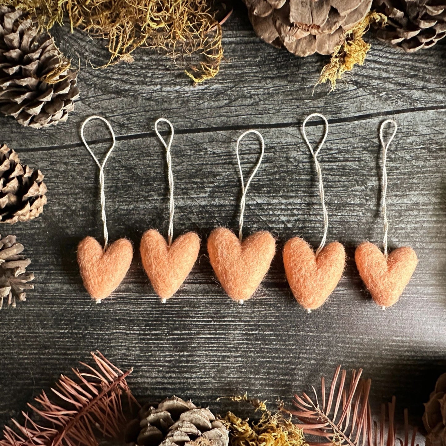 Wool Heart Ornament