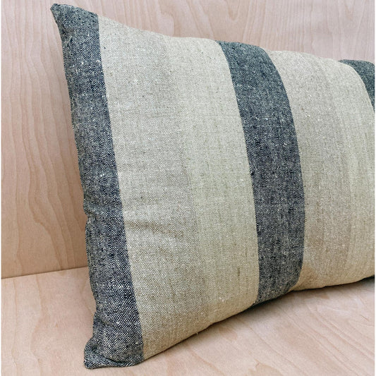 Silk Pillow Samla with Vertical Stripes