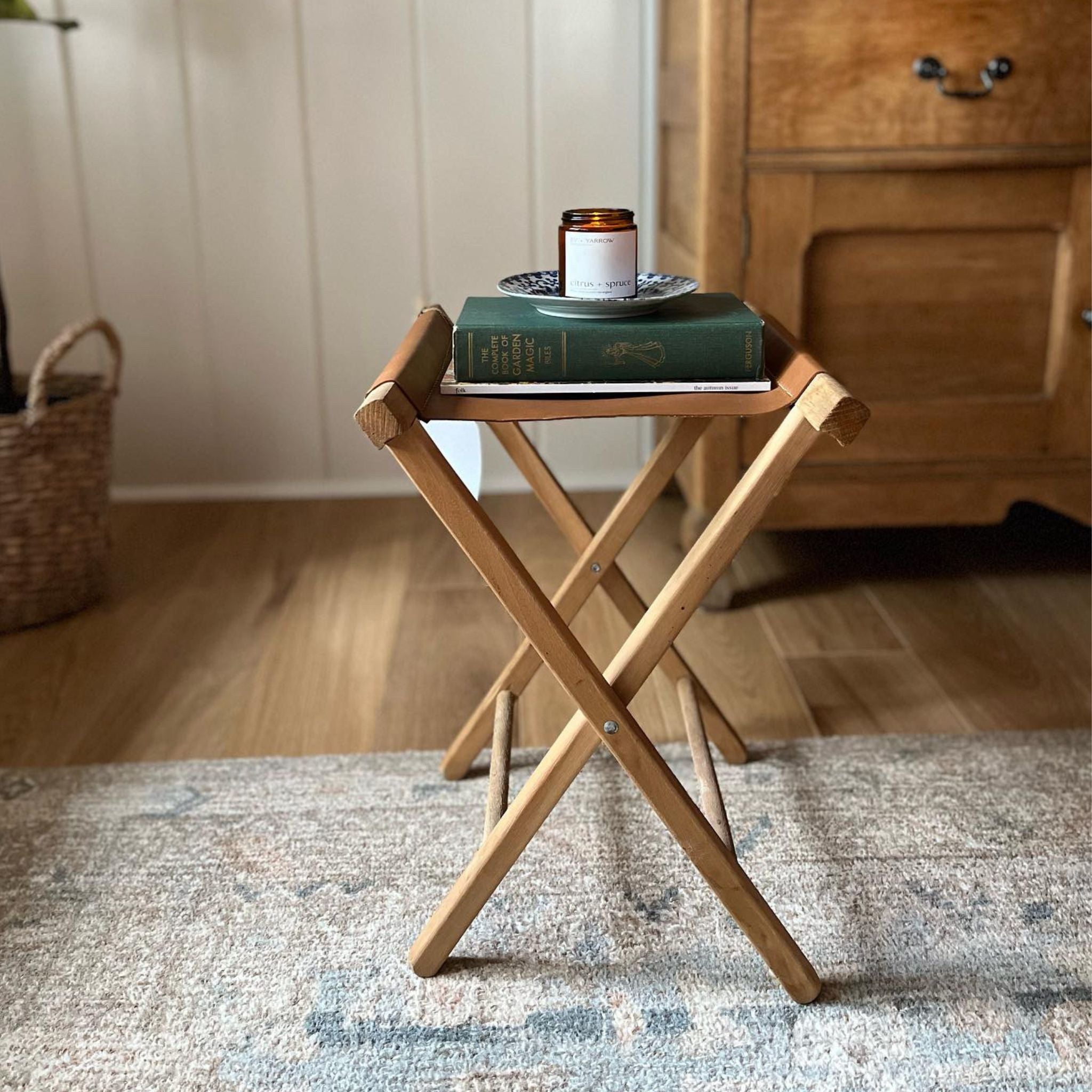 Vintage camp stool cheap