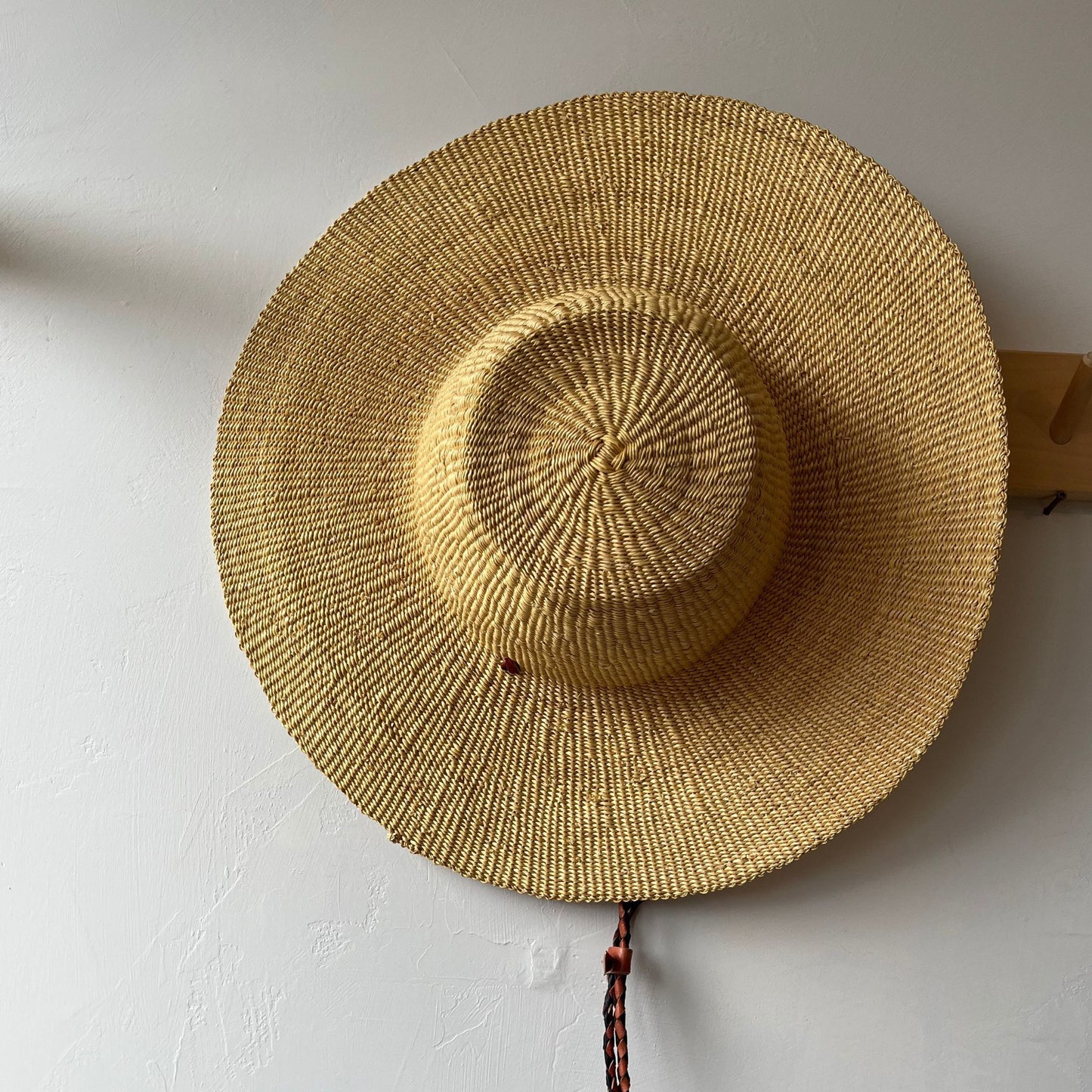 Wide Brim Ghana Straw Sun Hat
