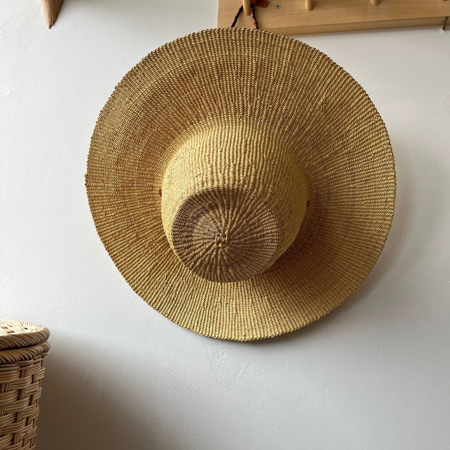 Wide Brim Ghana Straw Sun Hat