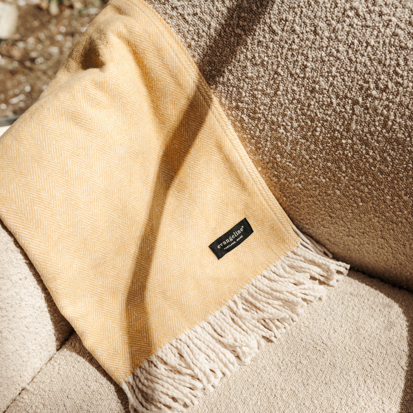 Brushed Cotton Cozy Throw Blanket