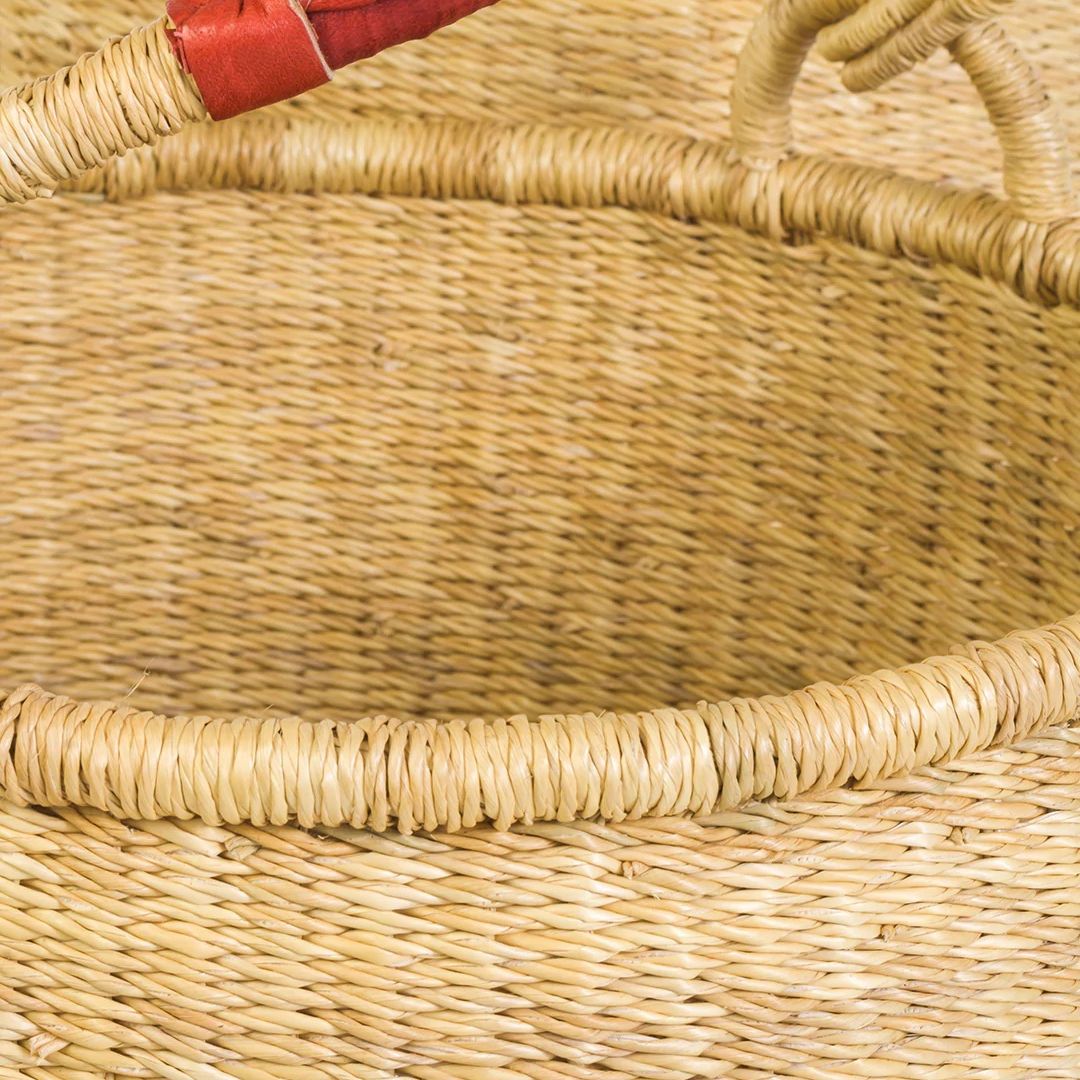 Small Bolga Laundry Basket