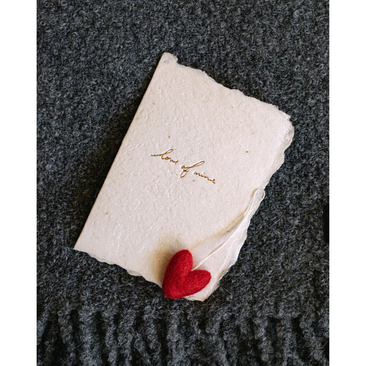 Wool Heart Ornament